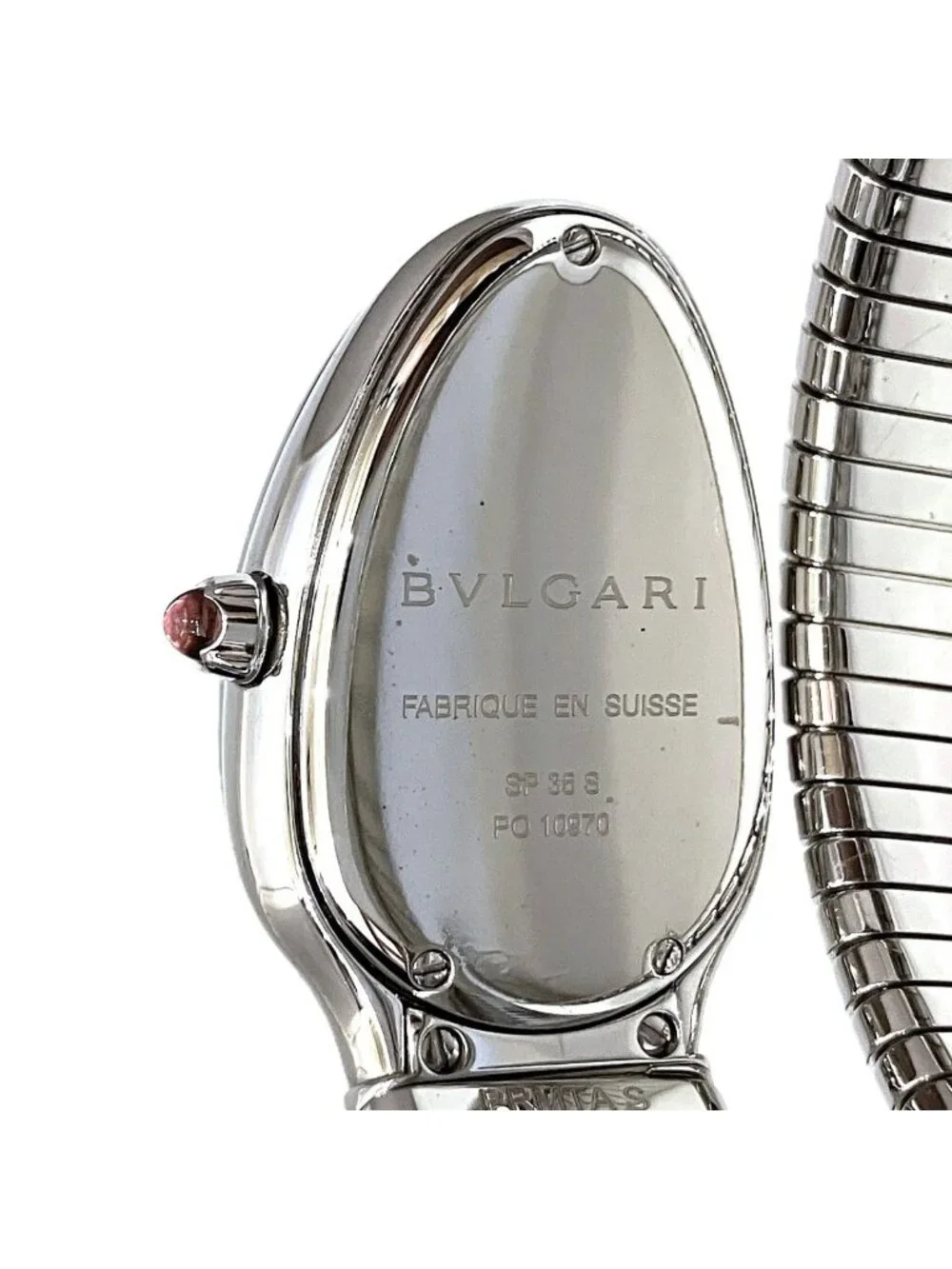 Bvlgari Serpenti Watch Gross SS Silver Dial